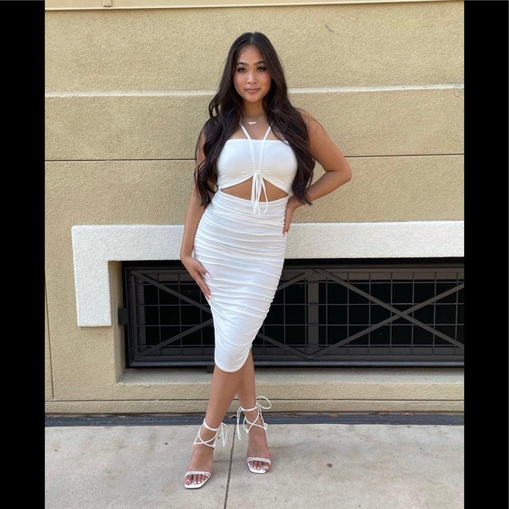 White MIDI Dress